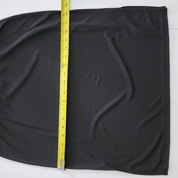 Banana Republic Black Knee-Length  Lightweight Stretch Side Slits Skirt Sz Small - Picture 7 of 10
